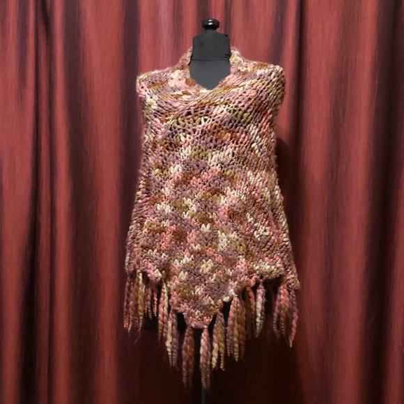 BEBE Sweater Poncho - Picture 1 of 4